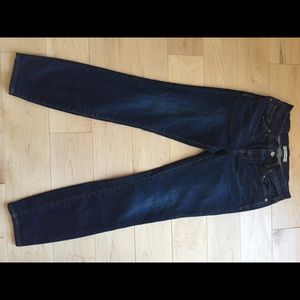 Madewell skinny skinny denim in dark wash size 27